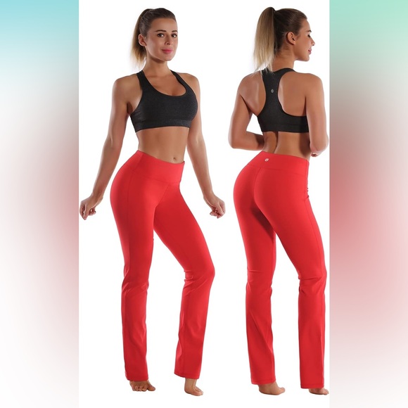 Bubblelime Women's Straight Leg Long Tight Yoga Pants Sz Small 33”Inseam New - Picture 3 of 10